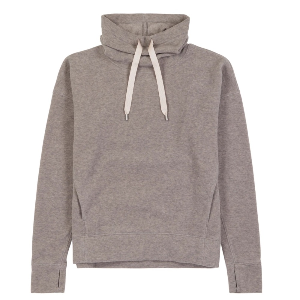 NWT Lululemon Go Forward Fleece Funnelneck Pullover Gray 8